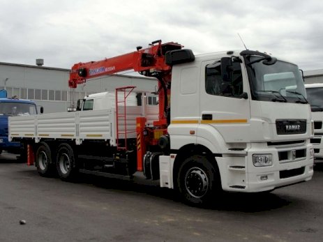 КАМАЗ 65207 с КМУ Kanglim KS1256G-II