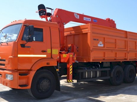 КАМАЗ 65115 с КМУ Kanglim KS2056