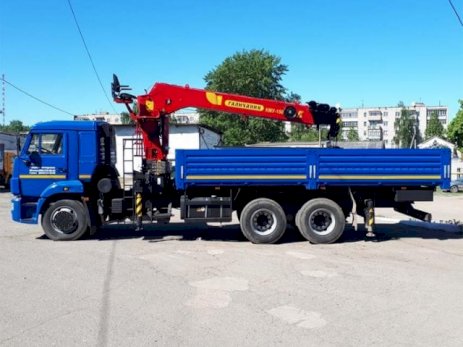 КАМАЗ 65117 с КМУ Галичанин 150