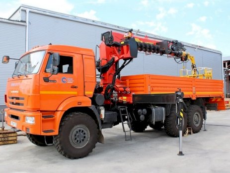 КАМАЗ 43118 с КМУ Инман ИТ-200