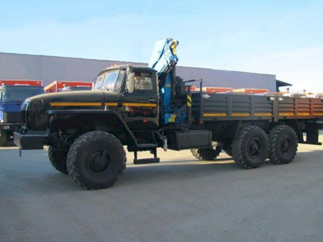 Урал 4320-1912-60Е5 с КМУ Инман ИМ-95 за кабиной