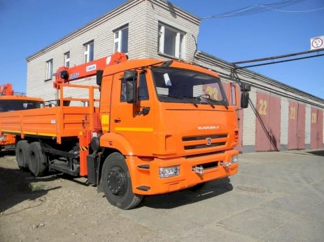 КАМАЗ-65115 с КМУ Kanglim KS 1056