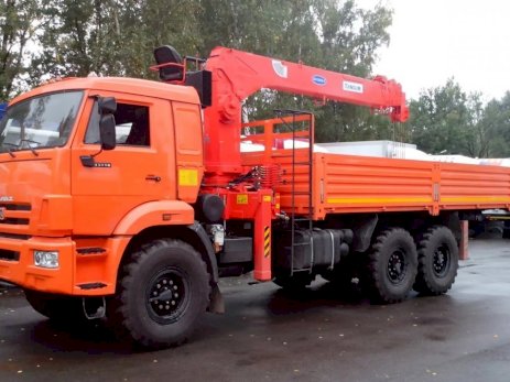 КАМАЗ-43118 с КМУ Kanglim KS 1056