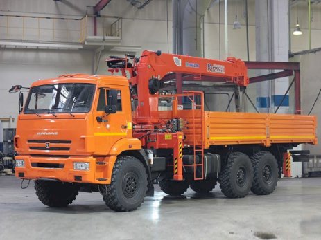КАМАЗ 43118-3027-50 с КМУ Kanglim KS1256G-II
