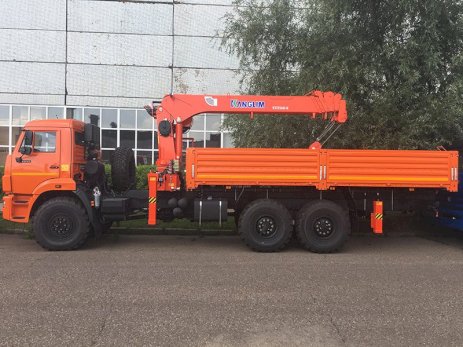 КАМАЗ 43118-3012-48 с КМУ Kanglim KS1256G-II