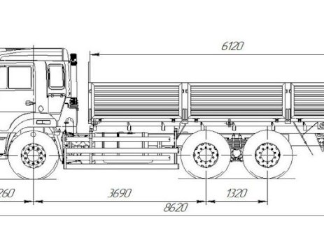 КАМАЗ 65115-3094-50 с КМУ Fassi F245A.0.22