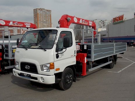 Hyundai HD 78 с КМУ UNIC URV 373