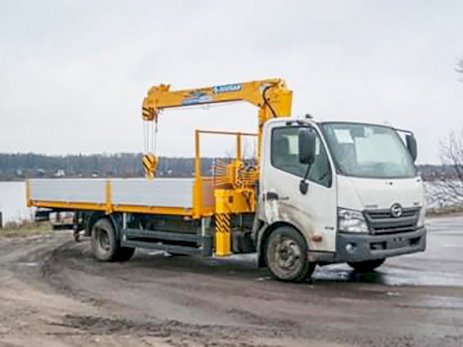 HINO 300 с КМУ Soosan SCS 334
