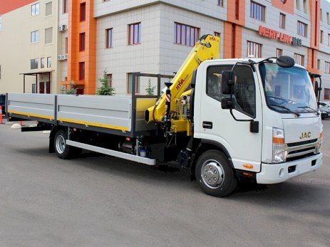 JAC N-80 с КМУ HYVA 80