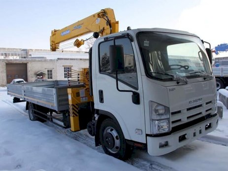 Isuzu NPR 75 c КМУ Soosan 333