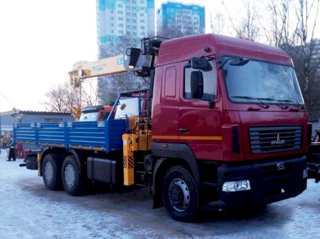 МАЗ 6312 с КМУ Soosan 746