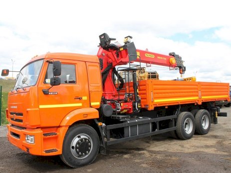КАМАЗ 65115 c КМУ Palfinger IT 150