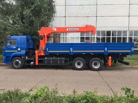 КАМАЗ-65117 с КМУ Hangil HGC 756