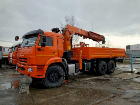 КАМАЗ-43118 с КМУ Hangil 976