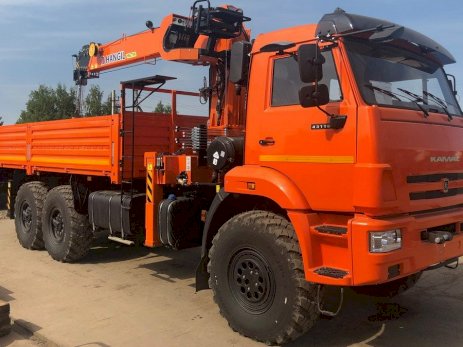 КАМАЗ 43118 с КМУ Hangil HGC 756