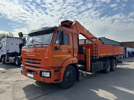 КАМАЗ-65115 с КМУ Hangil HGC 987