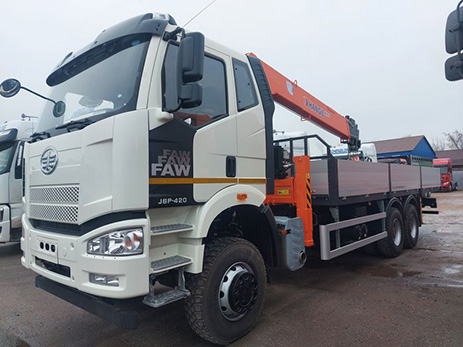 FAW CA3250 с КМУ HANGIL HGC 976