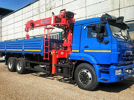КАМАЗ 6590 с КМУ Kanglim KS 1256 G-II
