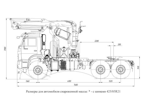 КАМАЗ 43118-3027-48 с КМУ ВМ10-74